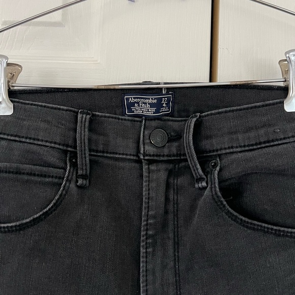 Abercrombie and fitch ultra high rise super skinny jeans - Picture 2 of 4